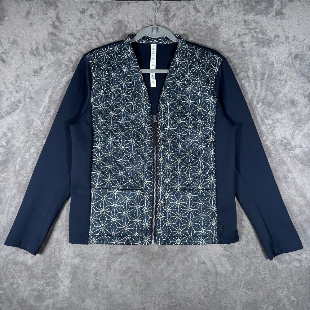 Lululemon Cardigan & Again Sashiko Star Inkwell Women’s Size 10